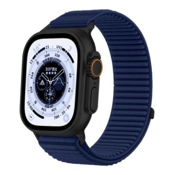Apple Watch Band 46/49/45/44mm Wild Mountain Woven Nylon Azure - 1