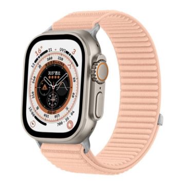 Apple Watch Band 46/49/45/44mm Wild Mountain Woven Nylon - Milkshake Pink - 1