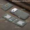 iPhone 17 Pro Max Green Leather MagSafe Card Holder Case by Kalebol - 9
