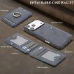 iPhone 17 Pro Kalebol MagSafe Card Holder Leather Case (Blue) - 9