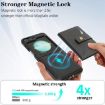 Samsung Galaxy Z Flip6 Leather Case: Magnetic Card Bag & MagSafe Ring - 7