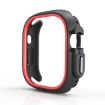 Apple Watch Ultra 49mm Red Two-Color Half Wrap PC Protective Case - 2