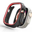 Apple Watch Ultra 49mm Red Two-Color Half Wrap PC Protective Case - 3