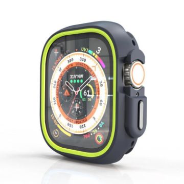Apple Watch Ultra 49mm Yellow Two-Color Half Wrap PC Protective Case - 1