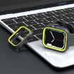 Apple Watch 44mm/45mm Yellow Two-Color Half Wrap PC Protective Case - 7