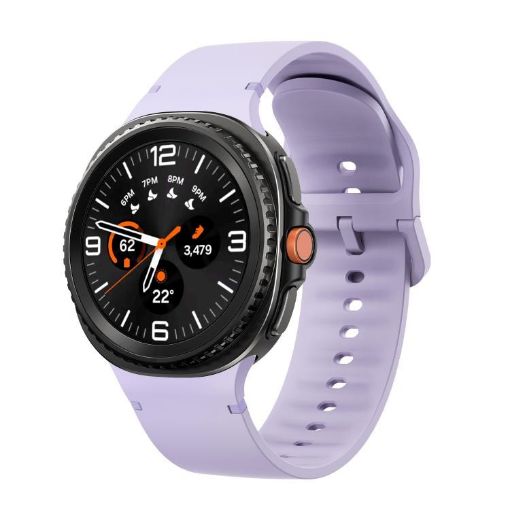 Samsung Galaxy Watch 8 Silicone Band 40/44mm, Size S, Official Purple - 1