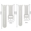 Samsung Galaxy Watch 8 Silicone Band 40mm/44mm Dark Gray Size S - 6