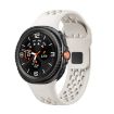 Samsung Galaxy Watch 8 40mm/44mm Black Silicone Band (Beige) - 1