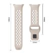 Samsung Galaxy Watch 8 40mm/44mm Black Silicone Band (Beige) - 6
