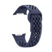 Samsung Galaxy Watch 8 40mm/44mm Black Silicone Band Midnight Blue - 3