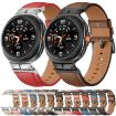 Samsung Galaxy Watch 8 40mm/44mm Leather Band Blue Silver - 3
