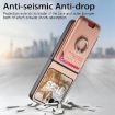 Moto Razr 50/60 Pink Twill Fabric Card Bag Ring Magnetic Case - 4