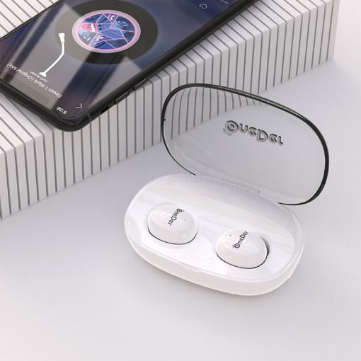 OneDer W12 Wireless Earphone, IPX5 Waterproof, HD Stereo Sound, TWS Bluetooth - 1