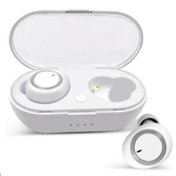 TWS-A1 Bluetooth 5.0 Mini Invisible Earphone with Charging Box & Mic - 1