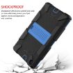 Galaxy Tab A8.0 2019 T290 Shockproof Silicone Case with Holder Black+Blue - 5