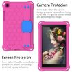 Galaxy Tab A8.0 T290/T295 2019 Protective Shell with Straps - Rose+Blue - 3