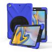 Galaxy Tab A 8.0 T387 Case: 360 Rotation, PC + Silicone, Holder, Strap - 1