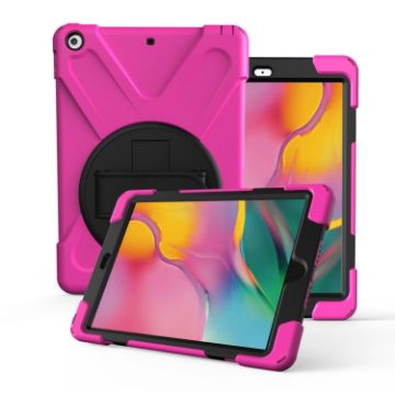 Galaxy Tab A 8.0 2019 T290/T295 360 Rotating Case with Holder & Strap - 1