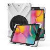 Galaxy Tab A 8.0 2019 T290/T295 360 Rotation Case with Holder & Strap White - 1