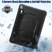 iPad Pro/Air 10.5 Case 360 Rotation PC+Silicone with Holder & Strap - 5