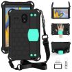Shockproof Case for Samsung Galaxy Tab A 8.0 (2018) - Black/Aqua - 1