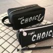Large Black Silicone Pen Box Pencil Case - School Stationery Supplies - 3