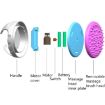 Pink Electric Meridian Body Brush Massager Scraping Instrument - 7
