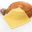 Wood Fiber Small Square Dish Towels 2 PCS - Yellow - 1