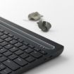 Rapoo XK100 Wireless Bluetooth Office Keyboard, 78 Keys, Black - 4