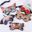 3D Pug Cartoon Animal Printed Eye Mask for Sleeping - Shading Mask - 3