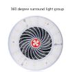 Rechargeable USB Fan Lamp for Camping & Live Broadcast, Multi-function - 5
