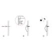 Solar Powered Wall Light, 6 LEDs, IP55 Waterproof, Warm Light Deck Lights - 5