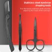 Portable Manicure Pedicure Set - Stainless Steel Nail Clippers Kit - 6