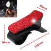 Red Diamond Car Phone Holder - 360 Rotating Dashboard Mobile Mount - 2