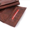Brown PU Leather Tobacco Portable Storage Bag - Compact & Stylish - 3