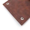 Brown PU Leather Tobacco Portable Storage Bag - Compact & Stylish - 4