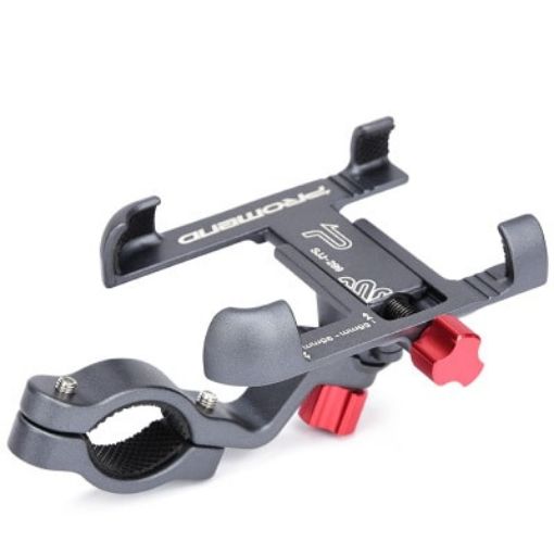 Eagle Claw Bionic Bike Phone Holder - Aluminum Handlebar Mount (Titanium) - 1