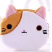 Cute Cat Coin Purse - Brown & White Plush Coin Purse for Children - 2