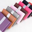 Purple PU Cigarette Pack Business Card Holder Thin Case for Men & Women - 5
