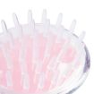 5pcs Red Silicone PVC Hand-held Head Massage Brush for Household Use - 7