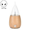 Waterless Diffuser Essential Oil Spray Wood Glass Aromatherapy AU Plug - 1