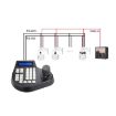 8003H Analog Coaxial Dome Control Keyboard RS485 PTZ, 3 Axis, AU Plug - 9