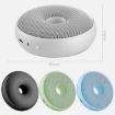 Portable Donut Air Purifier Anion Ozone Deodorizer for Home & Car (White) - 3