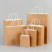 Elegant Purple Kraft Paper Bags with Handles - 10 PCS, 12x15x6cm - 4