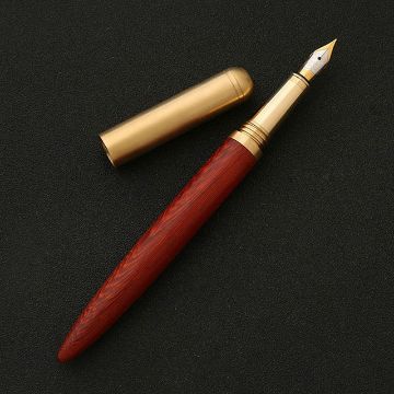 Sandalwood Luxury Wood Fountain Pen - School Office Writing Ink Supplies - 1