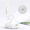 Pink Cartoon Cat LED Reading Lamp - Eye Protection, USB Rechargeable - 4