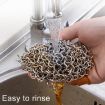 Stainless Steel Cast Iron Cleaner Pot Brush, 44" Kitchen Scrubber Tool - 9