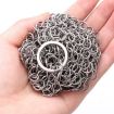 Stainless Steel Cast Iron Cleaner Pot Brush, 55inch Kitchen Tool - 4