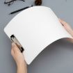 A4 Blue File Board Folder - Student Writing & Menu Paper Clip Holder - 4