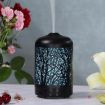 Black Metal Tree Air Humidifier & Essential Oil Diffuser with LED Lamp, EU Plug - 7